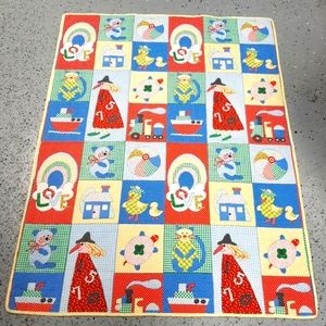 Vintage Toddler Blanket/Quilt